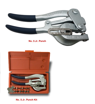RW 5 Jr. Hand Punch Kit (Includes 3/32, 1/8, 5/32, 3/16, 7/32, 1/4, 9