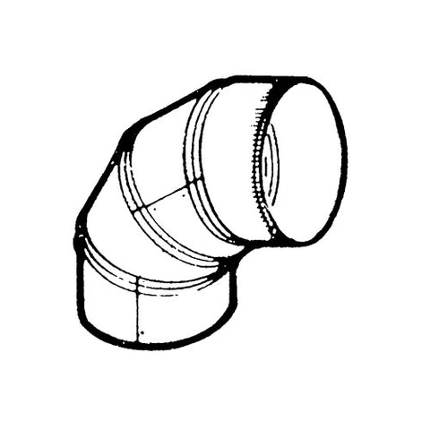 Engineeringair · Z&m Sheet Metal - Round Adj. 90 Degree Elbow 24 Gauge