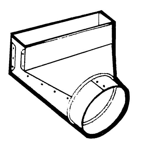 Elbow Boot Z&M Elbow Boot - 90 Degree | HVAC Sheet Metal Elbow – engineeringair