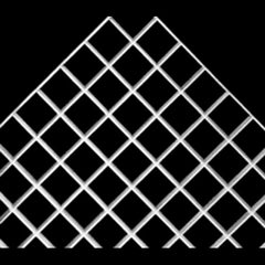 Plastic Eggcrate T-Bar Lay-in Grille