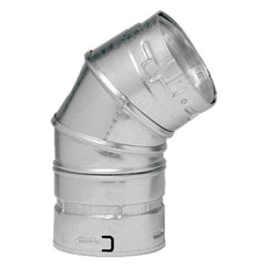 Metal-Fab - Type B Gas Vent Round Adj. 45/60 Degree Elbow 3" Dia to 6" Dia.