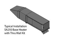Cambridge Engineering Model #SA250 Ultra High Efficiency Space Heater- Thru Wall Kit