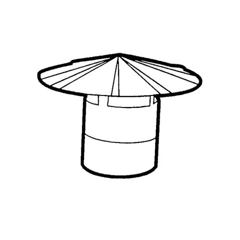 Picture of Z&M Sheet Metal - Round Chimney Cap