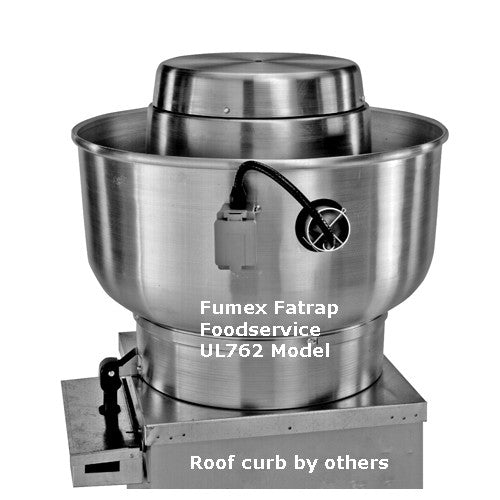 PennBarry - Fumex Fatrap UL762 Upblast Belt Drive Centrifugal Roof Exhaust Fans