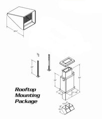 Cambridge Engineering Model #SA250 Ultra High Efficiency Space Heater- Roof Top Kit