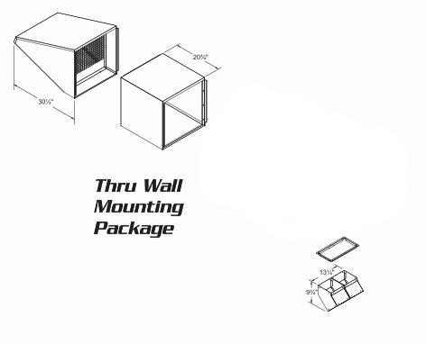 Cambridge Engineering Model #SA250 Ultra High Efficiency Space Heater- Thru Wall Kit